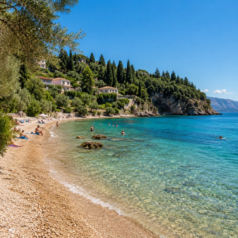 Corfu strand